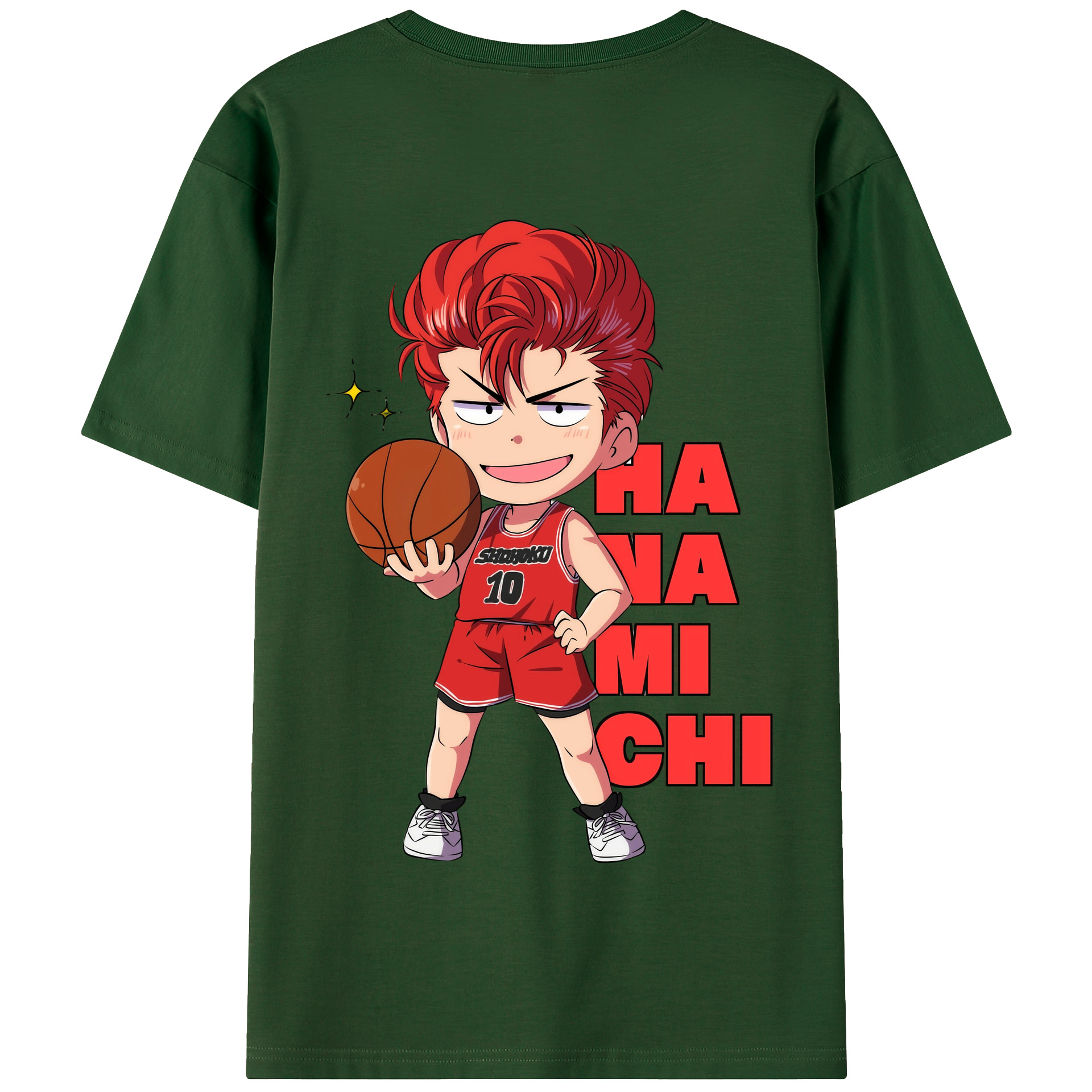 SLAM DUNK／スラムダンク 綿100％半袖Tシャツ（背面プリント）